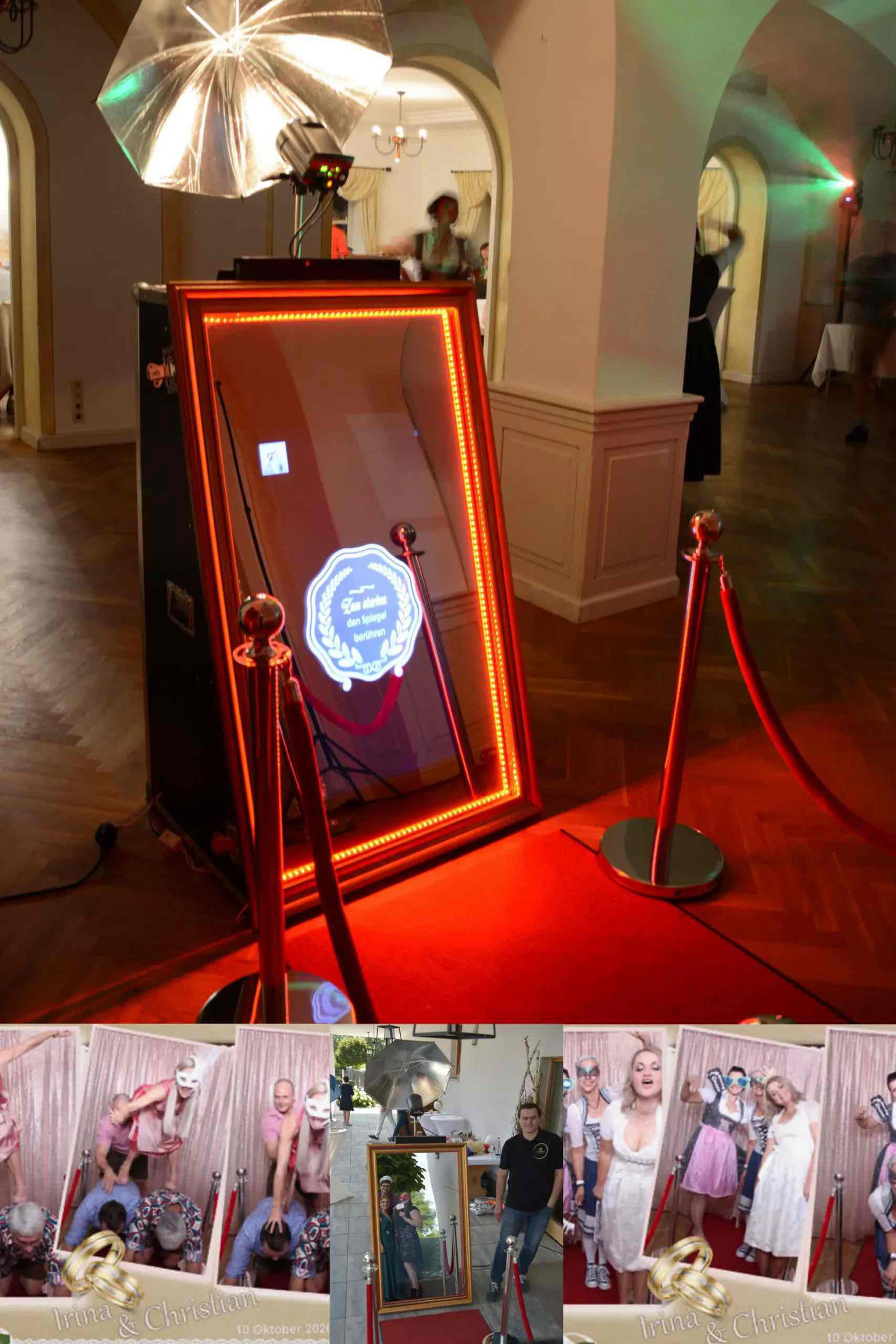 Fotobox Spiegel DJ Maik Spiering